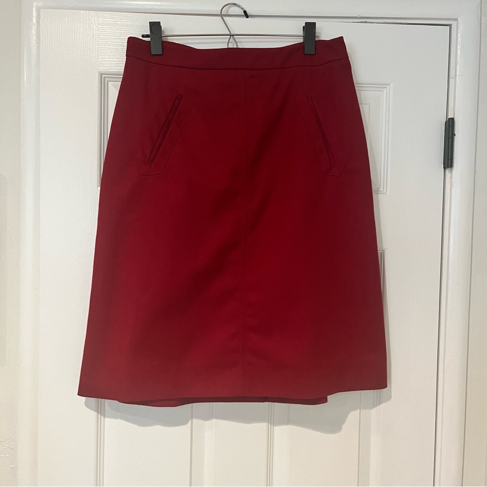 Pink Martini Classic Red A-Line Skirt